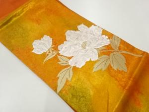 花模様織出し名古屋帯